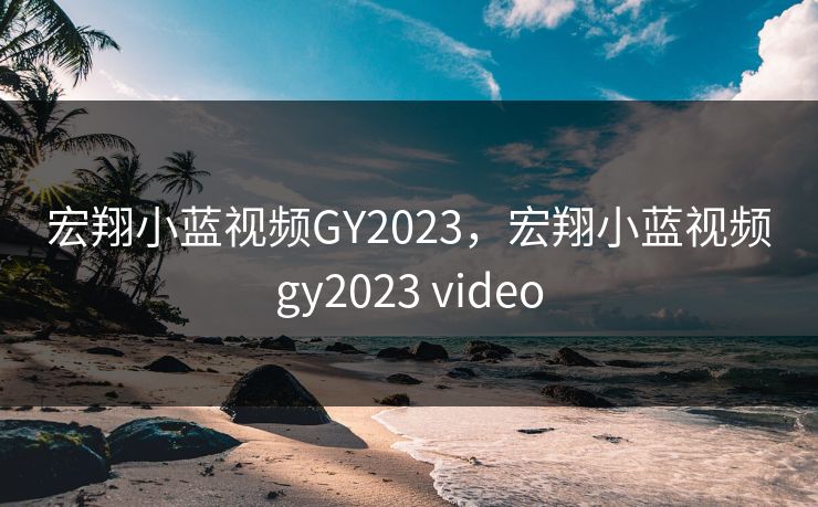 宏翔小蓝视频GY2023，宏翔小蓝视频gy2023 video